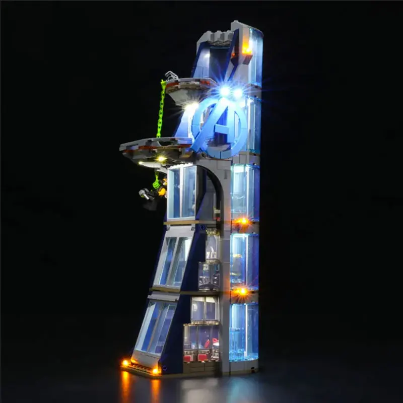 DIY LED Light Kit For LEGO 76166 Tower Battle Building Block Set（Only LED Light,Without Blocks Model）