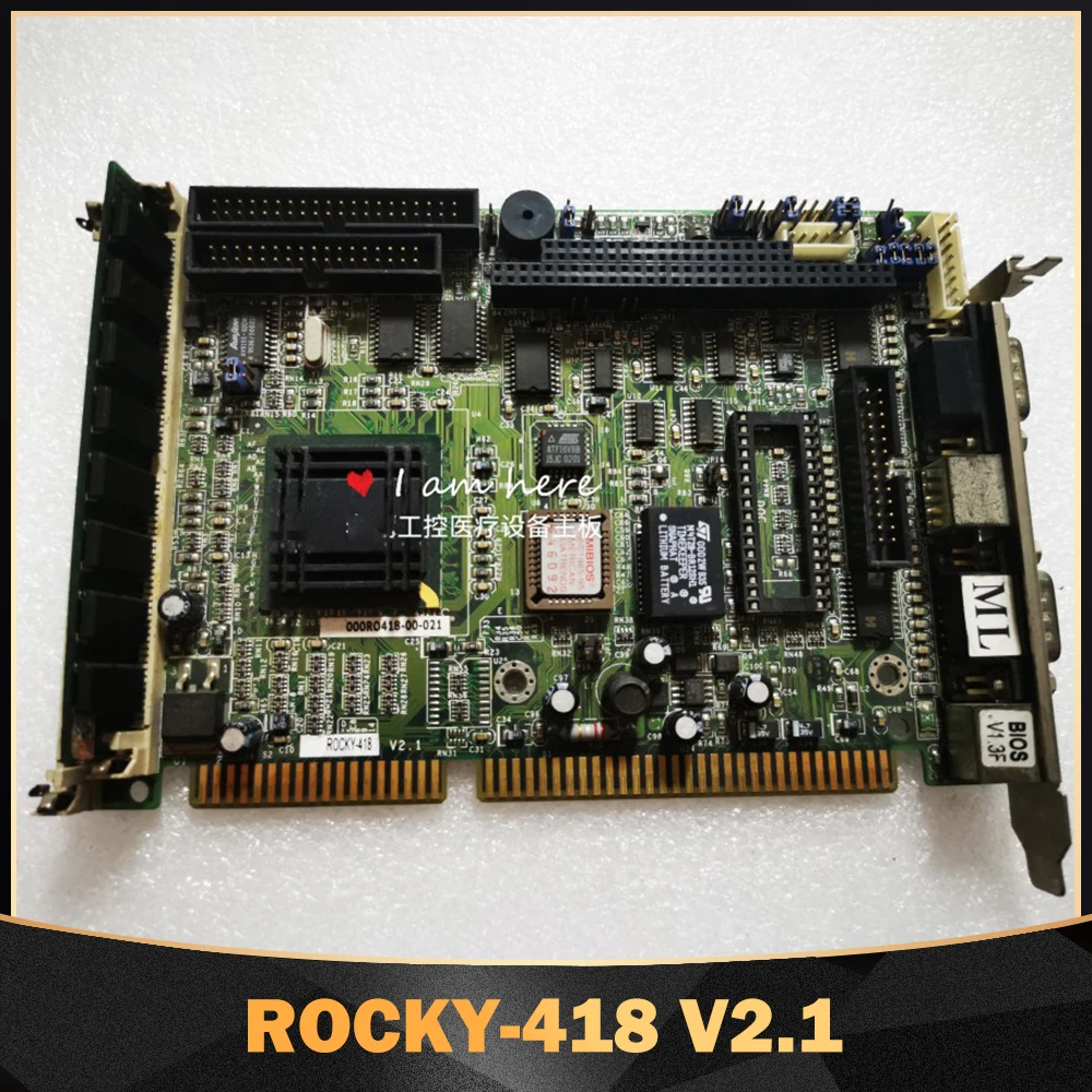 For IEI Original Disassembly Industrial Control Medical Equipment Motherboard ROCKY-418 V2.1