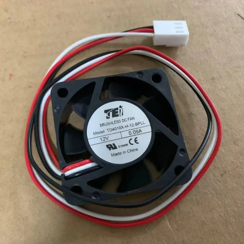 TD4010X-H-12-BPLL 4010 DC12V 0.09A 4CM 40mm*10mm 3-wire mute Cooling fan