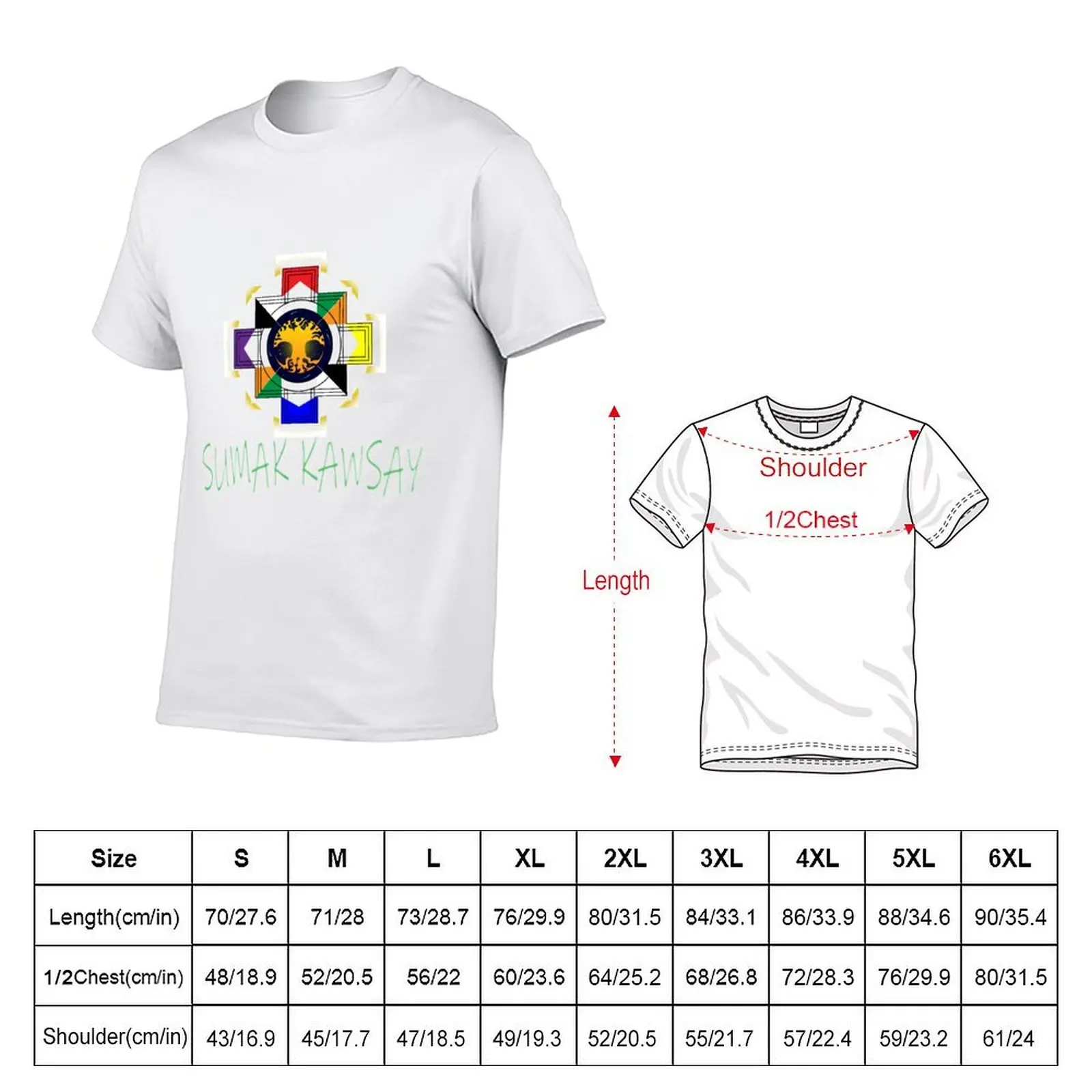 Chacana with the phrase good living T-Shirt croswit shirt man topping mens t shirts pack