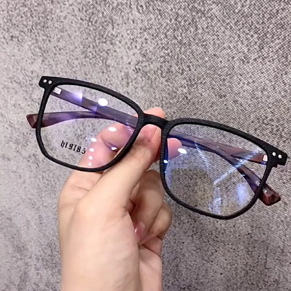 High quality wood grain ultra light TR90 material glasses trend super toughness glasses frame wholesale