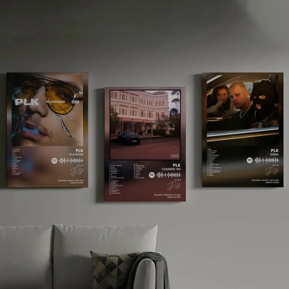 

PLK Poster Prints Canvas Painting Wall Art Picture Living Room Home Decor Tracklist Music Album Cover