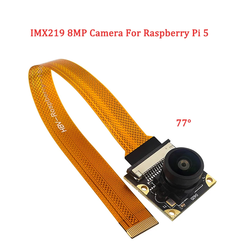 

Raspberry Pi 5 8MP Camera IMX219 Sensor Chip CSI Interface 77° Camera Webcam For Raspberry Pi 5