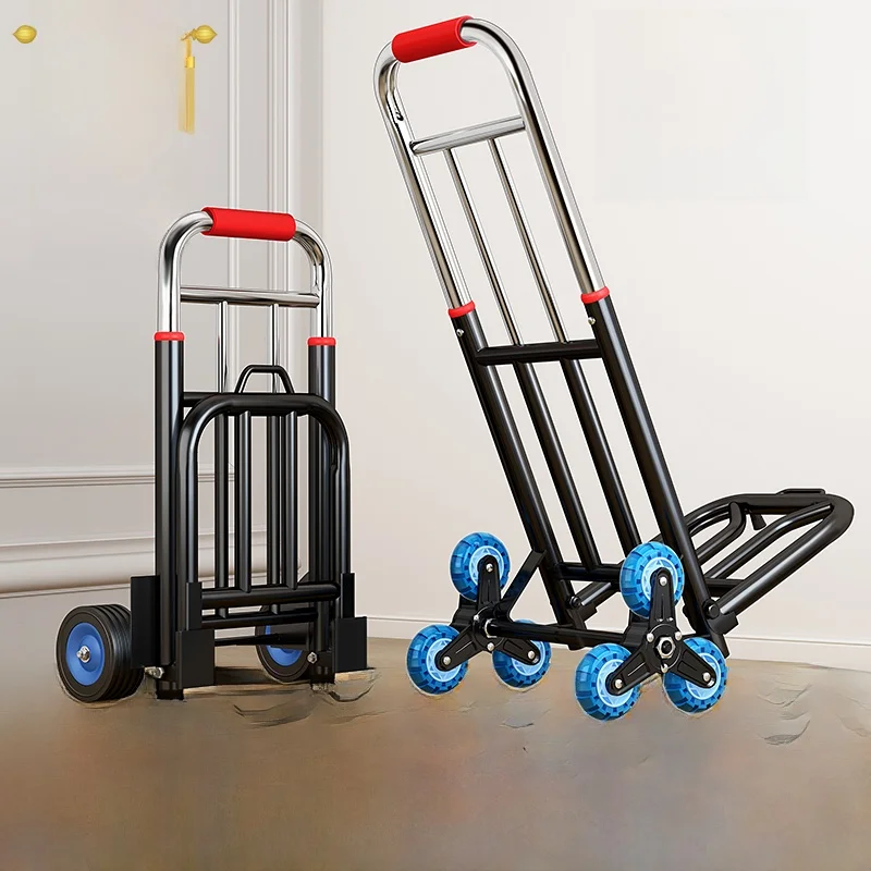portable-hand-pulled-shopping-cart-vegetable-market-buying-goods-luggage-small-pull-rod-car-sturdy-stainless-steel-material