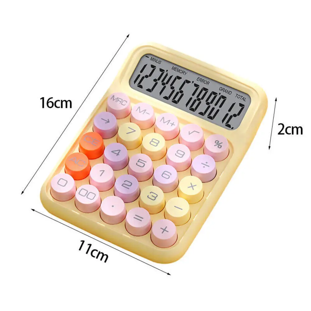 Imagem -06 - Calculadora Científica com Teclado Mecânico Cor Material de Estudo Escritório Escola Papelaria Estudante