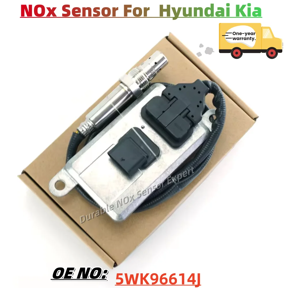 Truck NOX Nitrogen Oxide Sensor 5WK9‑6614J 5WK96614J 29650‑84700 For Hyundai Xcient Uninox System Diesel Exhaust Gas Sensor 24V