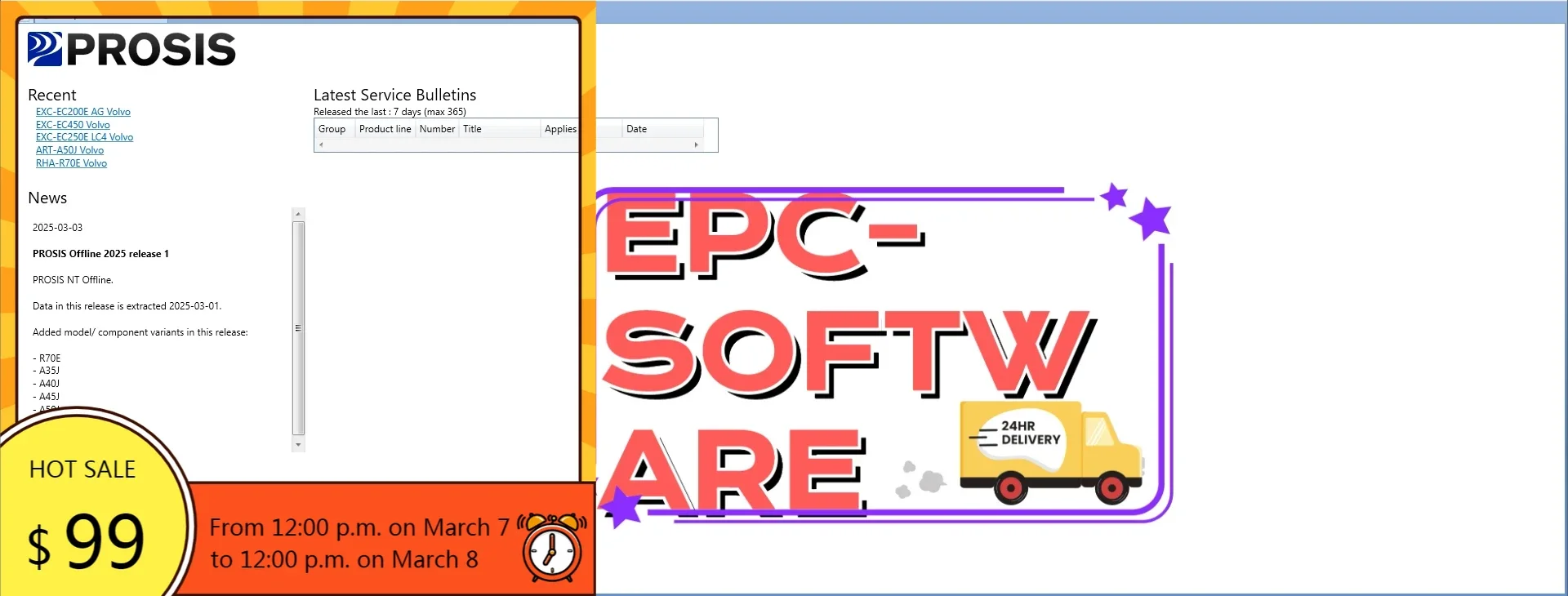 EPC-SOFTWARE Construction Equipment PROSIS  [09.2025] (Parts+Repair) +Activator