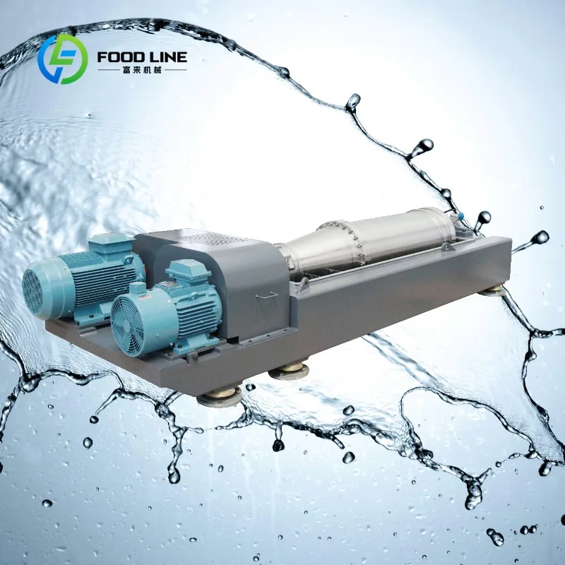 Customized Horizontal Decanter Centrifuge for Efficient Liquid-Liquid and Solid-Liquid Separation in Industrial Processing