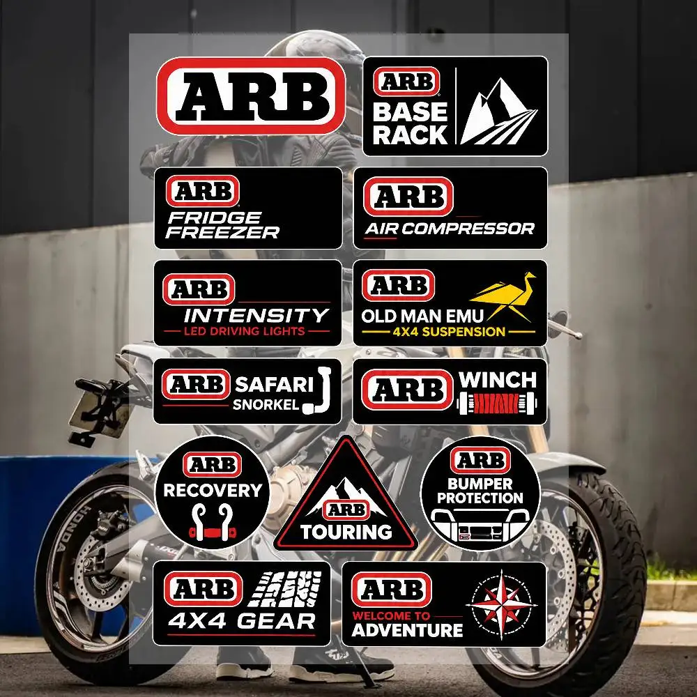 A-a--arb-s Streetwear Brand Stickers Set Waterproof Vinyl Decals For Laptop Helmet Skateboard Motorcycle Car Phone Case