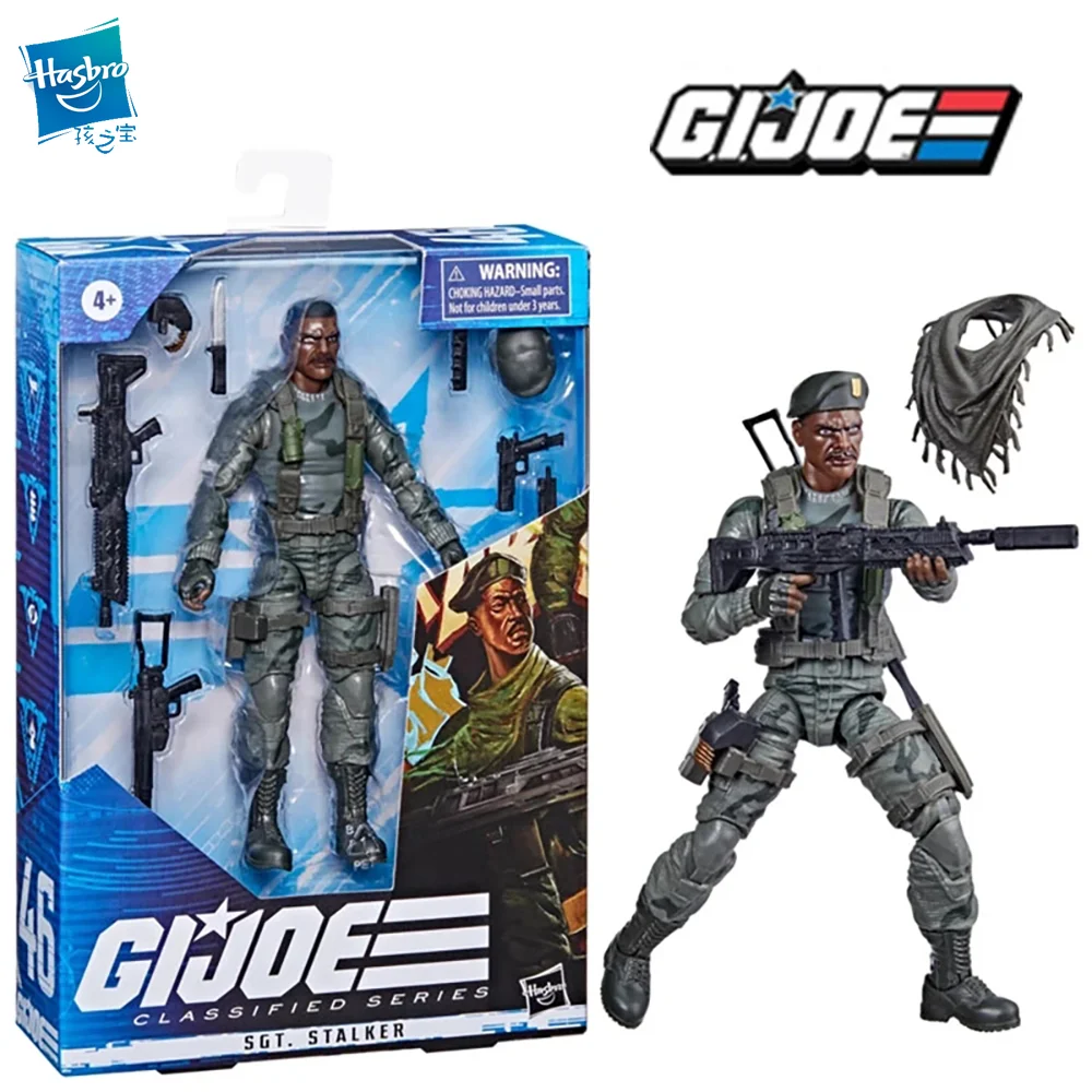 

Hasbro G.I.JOE Classified Series SGT. Stalker 6 Inches 16Cm Original Action Figure Model Children's Toy Gifts Collect Toys