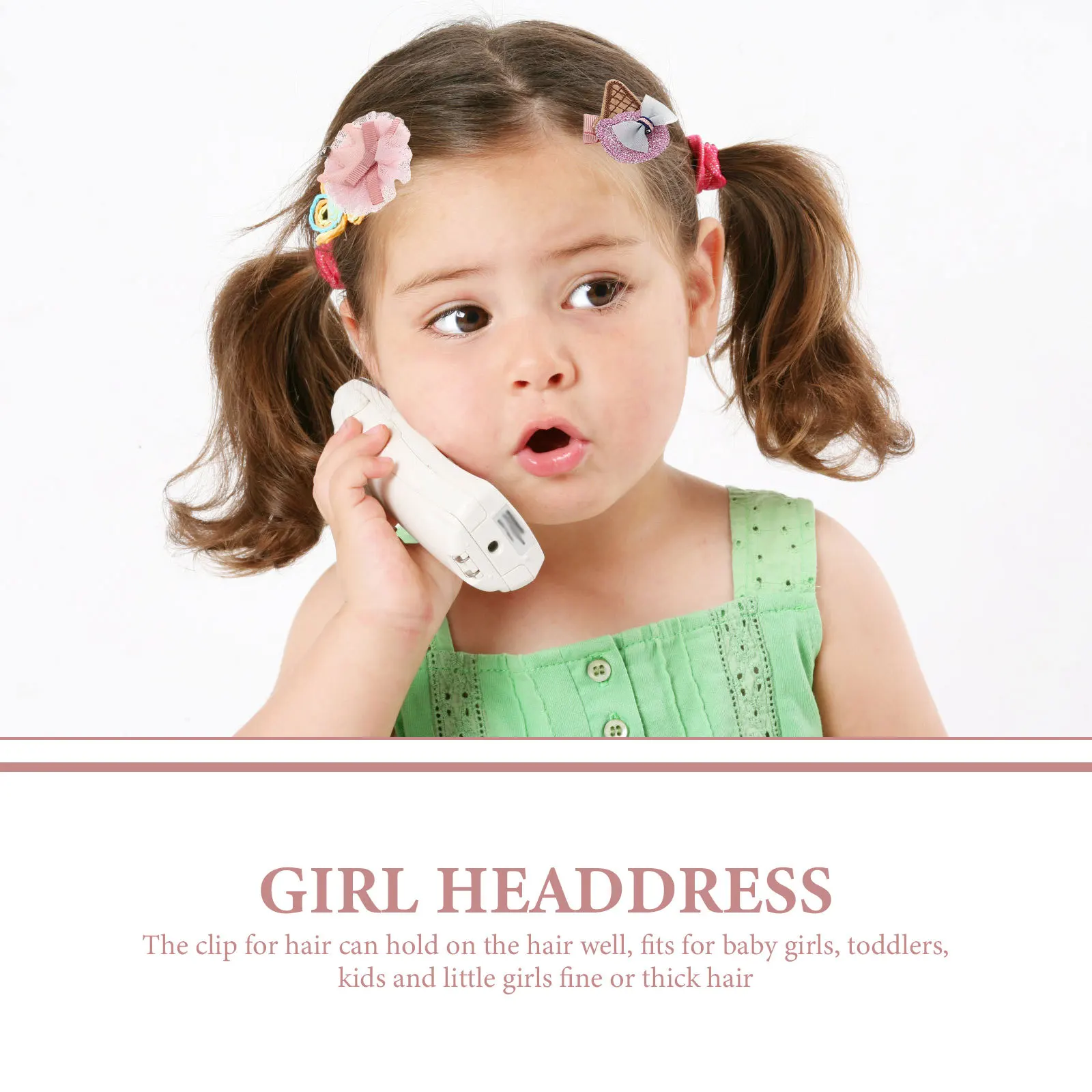 

4pcs Clips Barrettes Cute Accessories Lightweight Comfortable For Fine Thick Lovely Color Adorable
