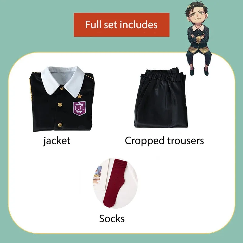 

20151123 Дамиан Десмонд Косплей Взрослый Детский Костюм Аниме Шпионский Костюм Униформа