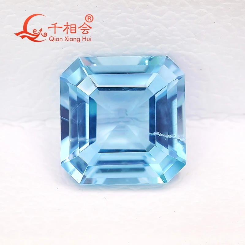 

Натуральный аквамарин от 0,9 до 1,29 карата, восьмиугольная форма, Санта-Мария, синий цвет, свободный драгоценный камень, сертифицированный GRC, ювелирное украшение, подарок