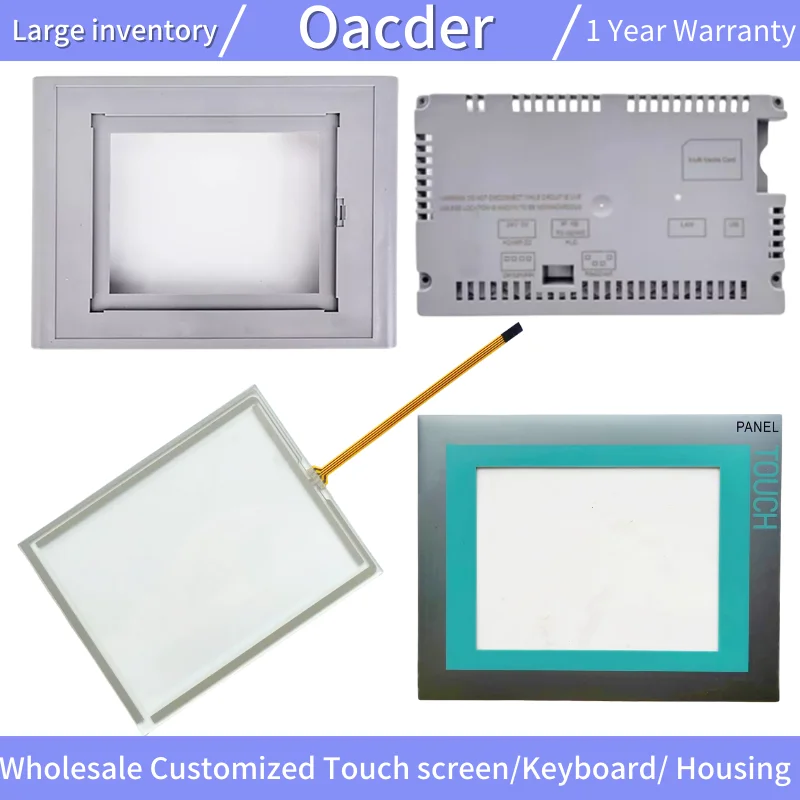 TP277-6 6AV6643-0AA01-1AX0 Touch Screen Panel Glass Digitizer for TP277-6 6AV6 643-0AA01-1AX0 Plastic Case Cover Housing Shell