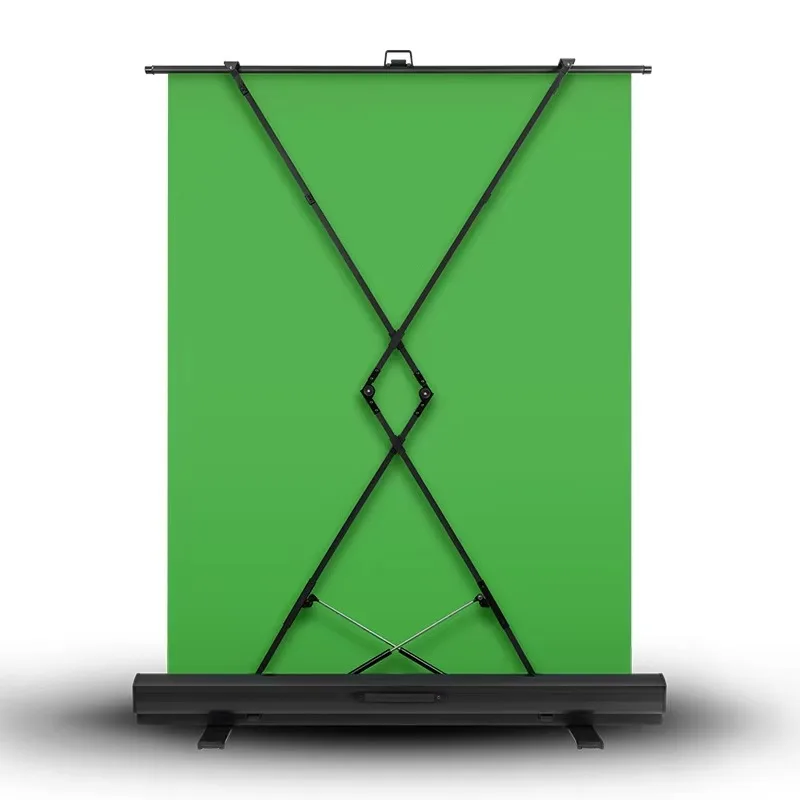 High Quality Service Green Pull up Projection Effect Screen Light Movie Screen Projection