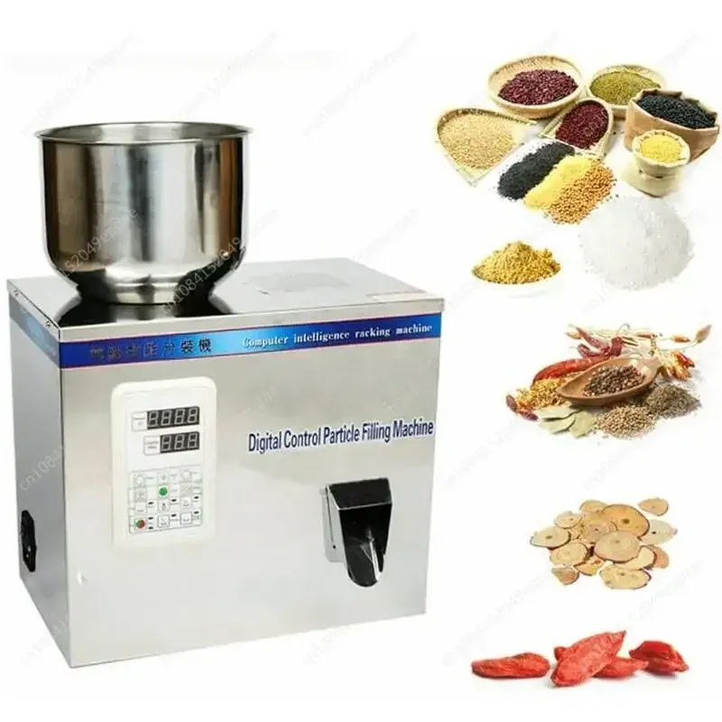 1-200g  Auto Stainless Steel Particle Powder Bag Weighing Filling Machine Weighing Subpackage Device