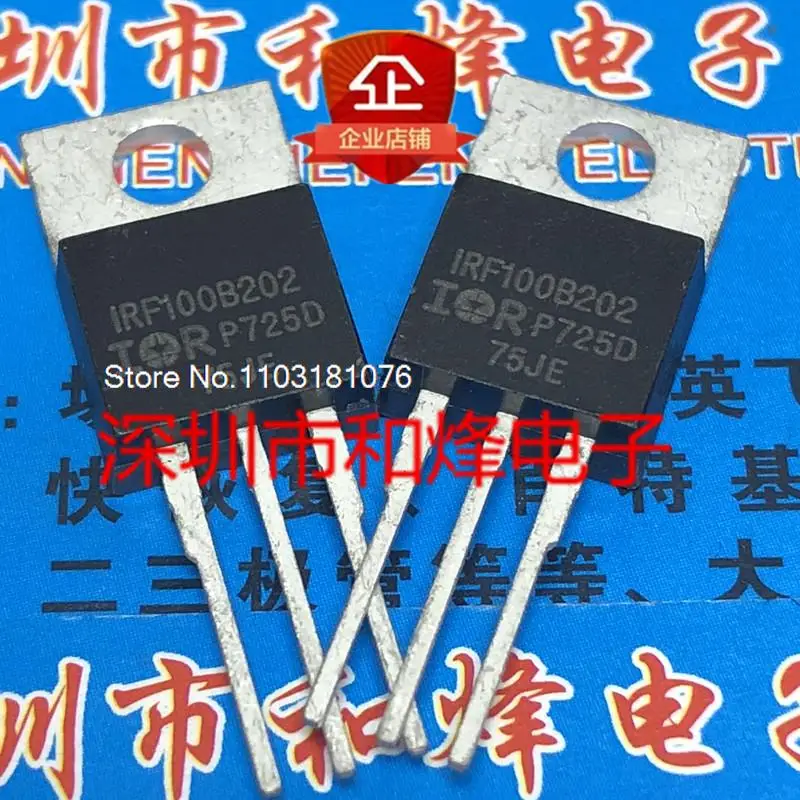 Chip de alimentación Original, F100B202, IRF100B202 a-220, 100V, 97A, 10 unidades por lote