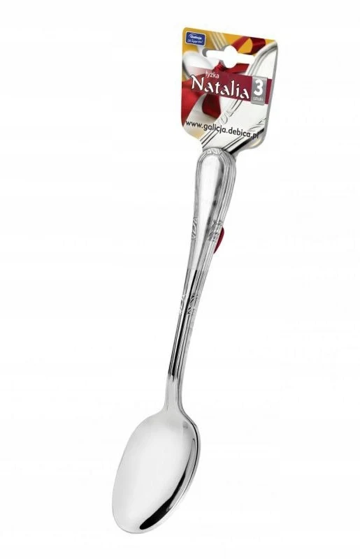 ملعقة طاولة شوربة ناتاليا فضية 3 قطع