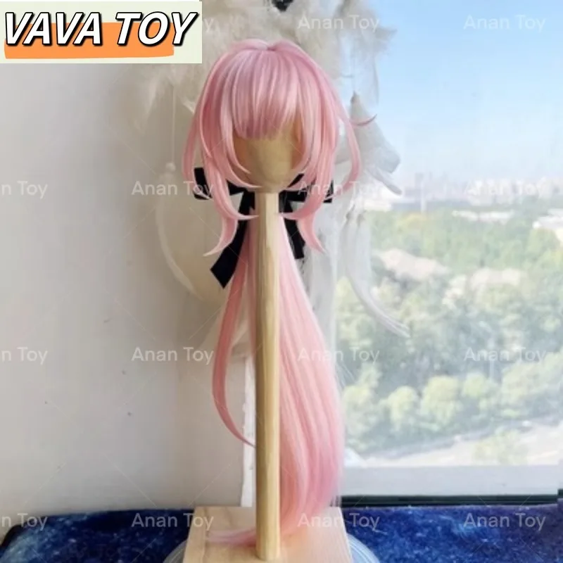 

Anime Game Elysia Hair BJD 1/3 1/4 1/6 Doll Cosplay Toys Accessories Handmade Wig Free Shipping Customized Items