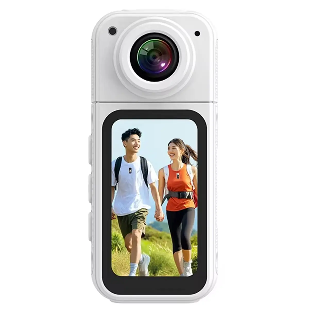 update. Thumb Camera New S70pro WIFI Mini Thumb Camera 1.47'' Rotating Camera Outdoor Sports Long Range Essential Magnetic White