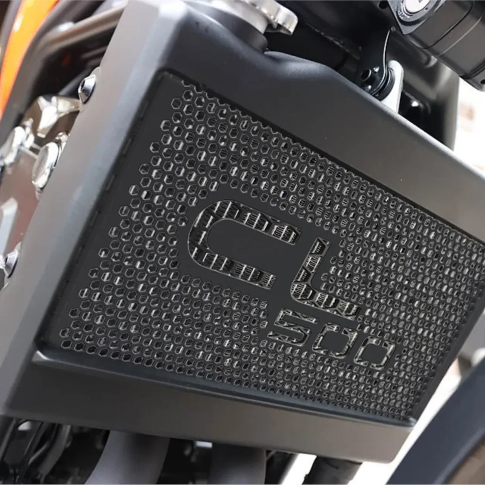 

Для HONDA CL500 CL 500 2023 2024 2025: Алюминиевая защитная решетка радиатора и крышка бака для мотоцикла
