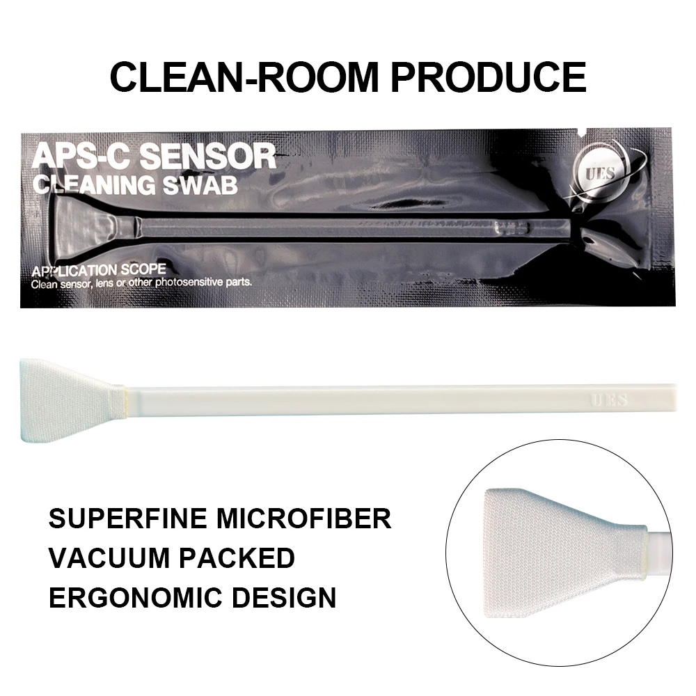 Dustfree Sensor Cleaning Swab Individual Vacuum Package Cleanroom CCD CMOS Swabs for Nikon Sony Canon SLR Camera