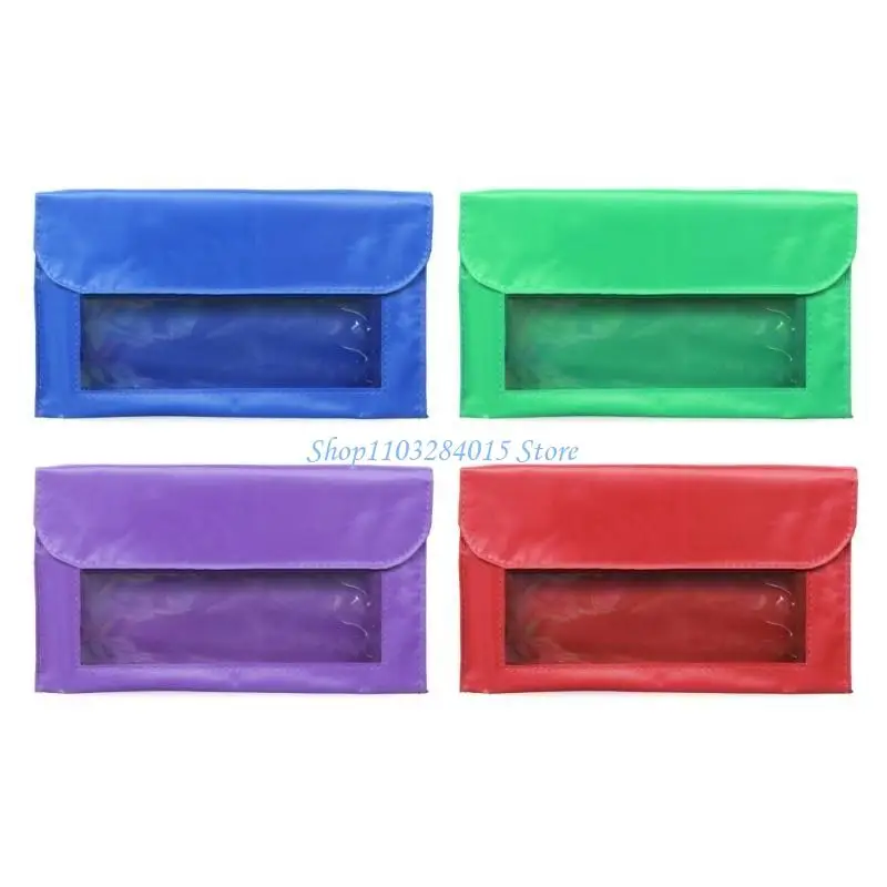 R6FF Marker Holder Magnet Pencil Storage Bag for Classroom Whiteboard Fridge