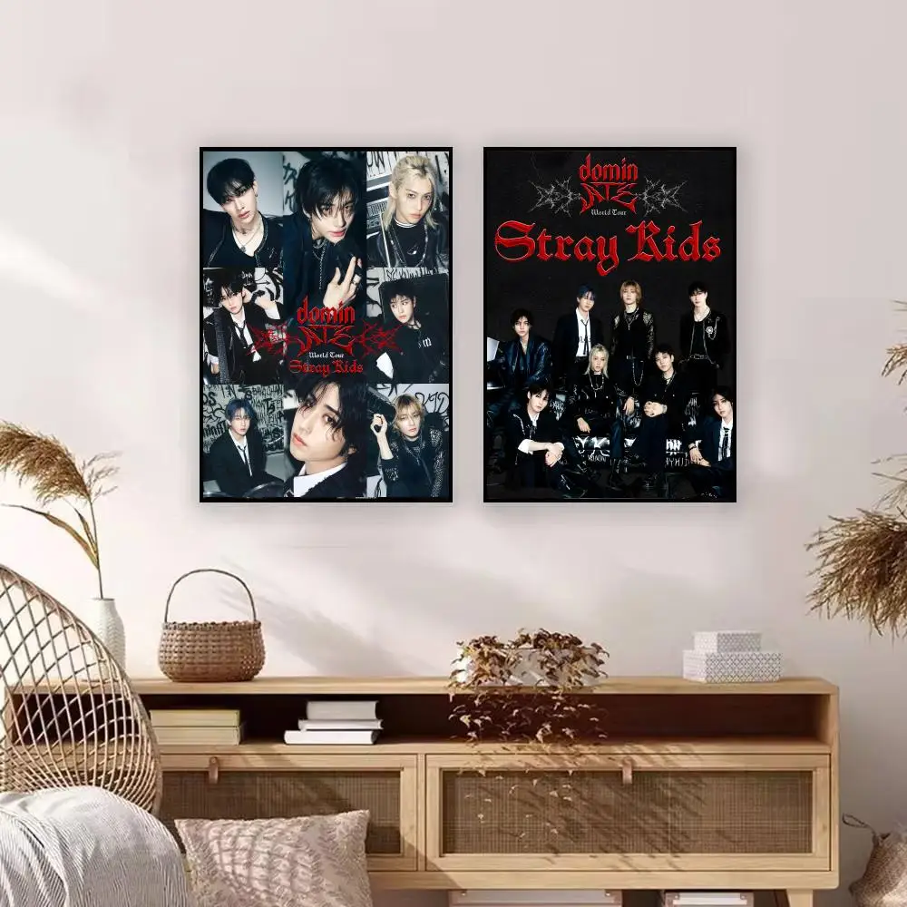 Music S-Stray Kids Poster Premium Art Wall Decor, Simple Ornament for Living and Leisure Areas
