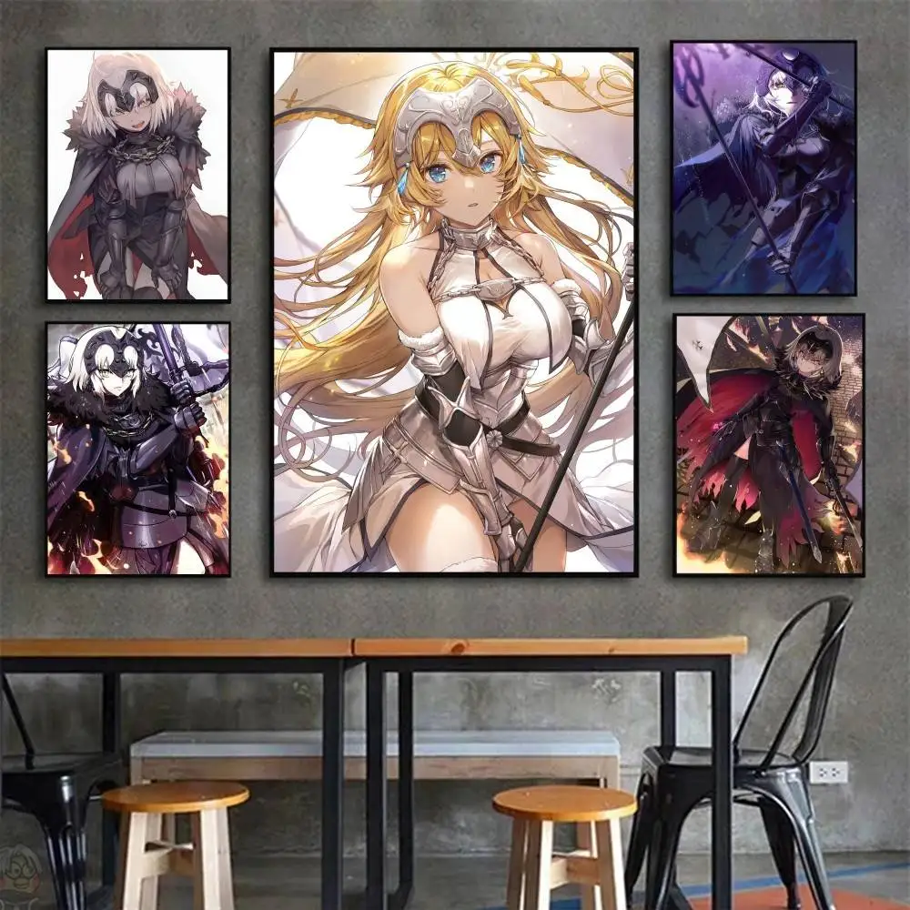 Jeanne Alter Anime Game Fate Grand Order Posters Living Room Bar Cafe Quality Canvas Vintage Style Comics Painting Art Home Wall