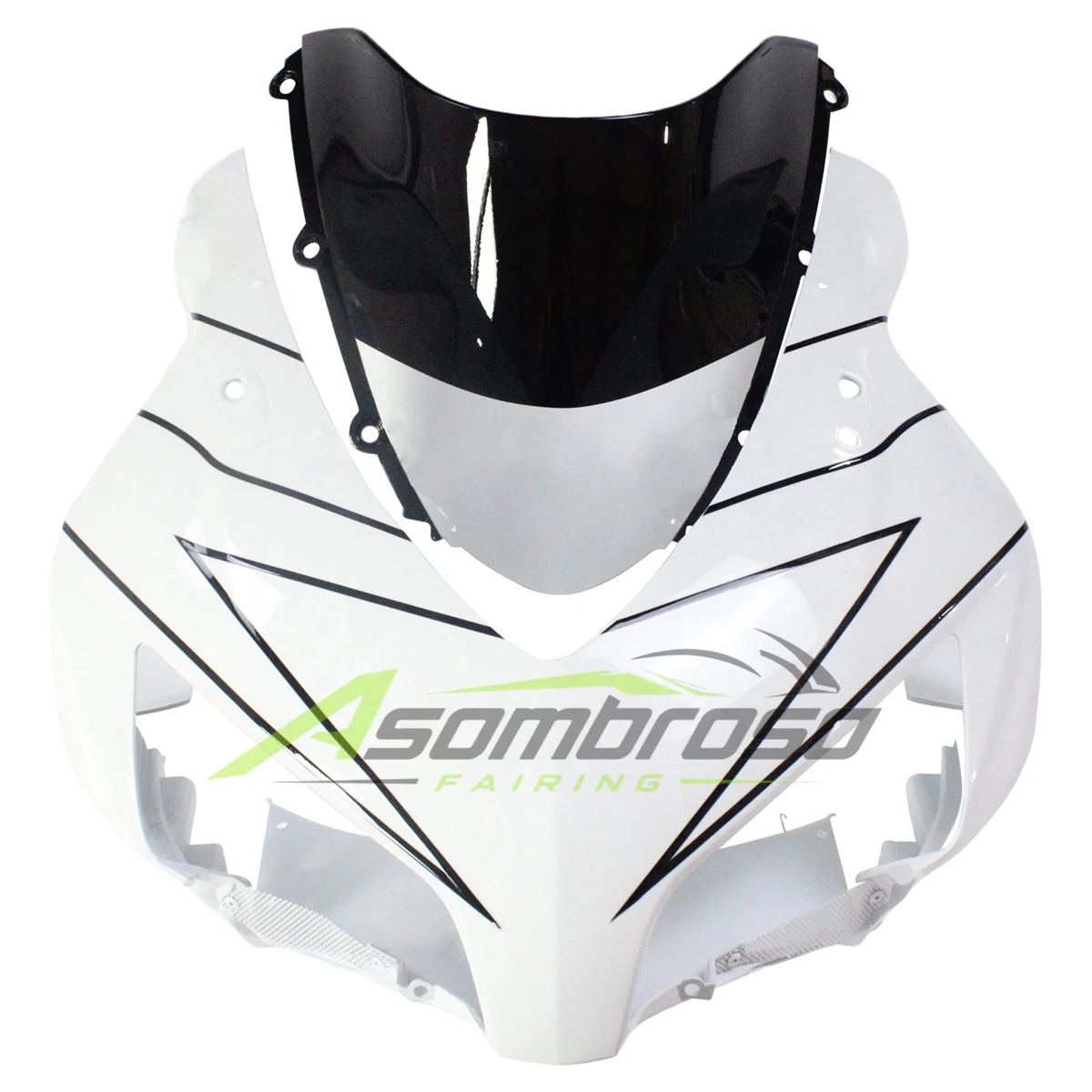 For Honda CBR 1000RR SC57 2004-2005 Racing Fairing Body Work Kit Left Right Side Panels Front Fender Rear Seat Cowl White Silver view 5