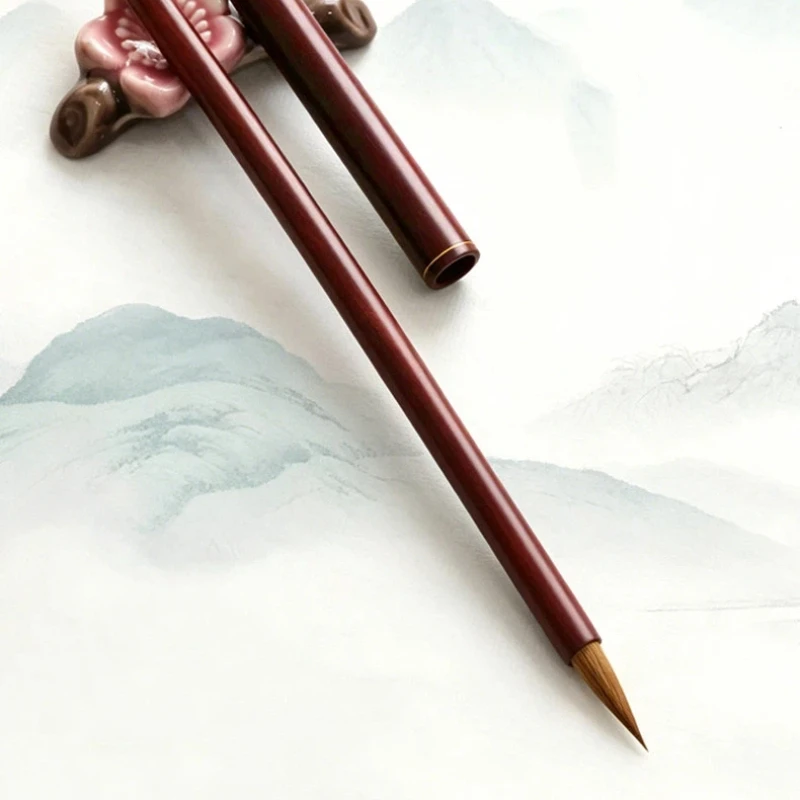 Mixed Hair Chinese Writing Brush for Regular Script Chinese Ink Painting Calligraphy Practice Brushes Study Stationary Supplies