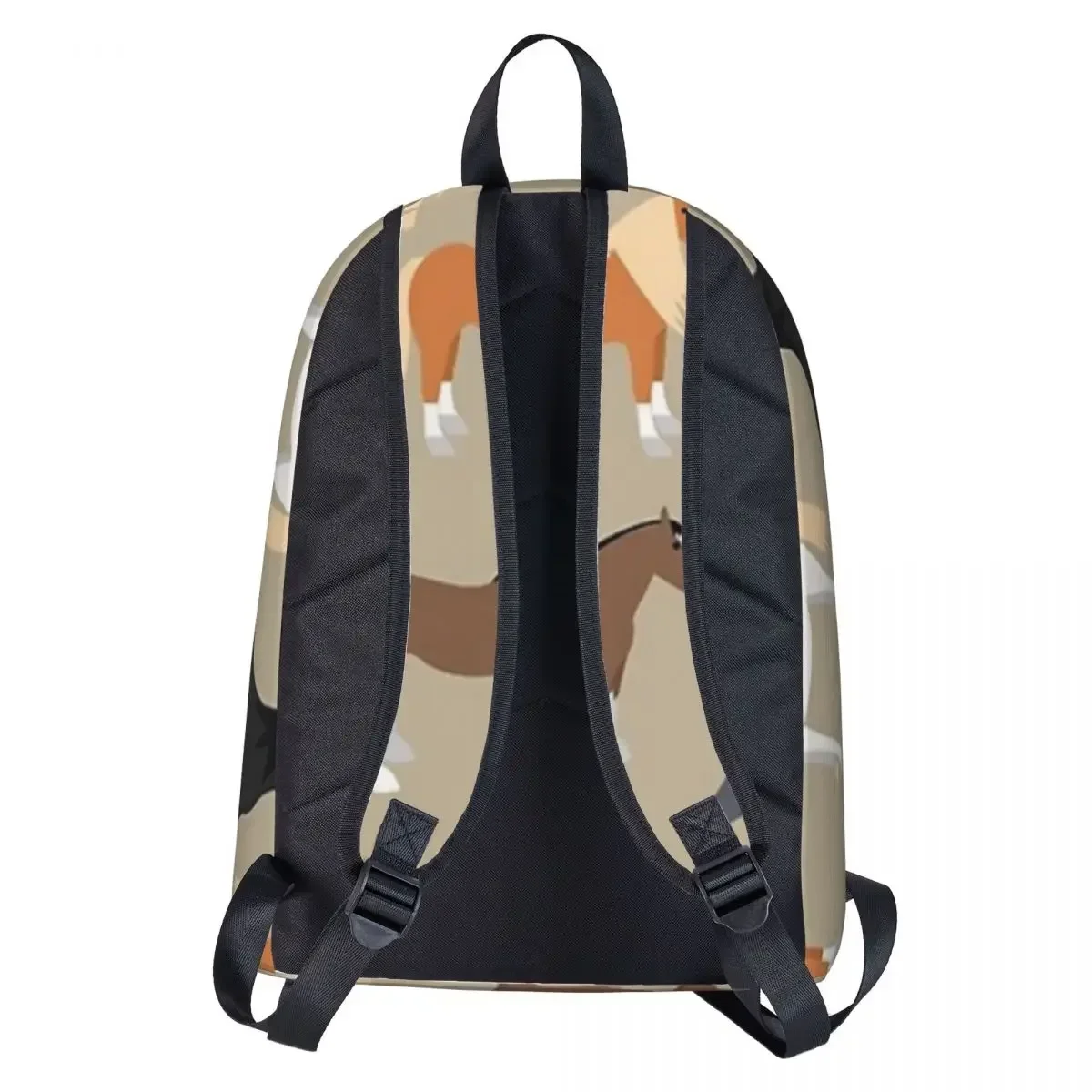 Sacs à dos à motifs de étudiés de chevaux, sac de livre étudiant, sac à dos pour ordinateur portable, sac à dos de voyage étanche, sac d'école pour enfants, initié