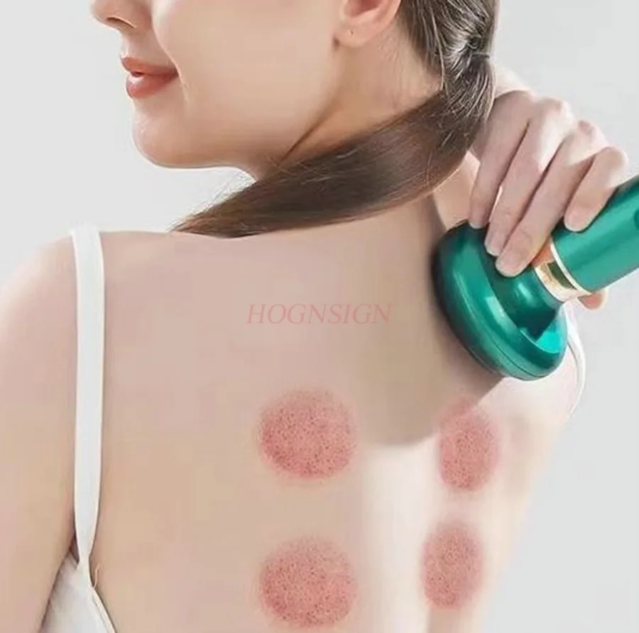 

1pcs Electric stone scraping massage device cupping hot compress suction massage device for home use