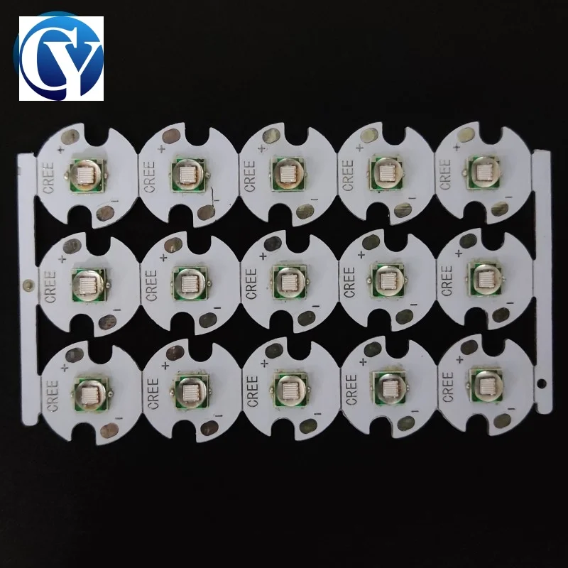 1 Stuks T6 5050 395nm 10W Uv Led Chip Keramische Lamp Kralen Voor Het Vangen Van Schorpioenen En Vissen Uv Groene Olie Uitharding