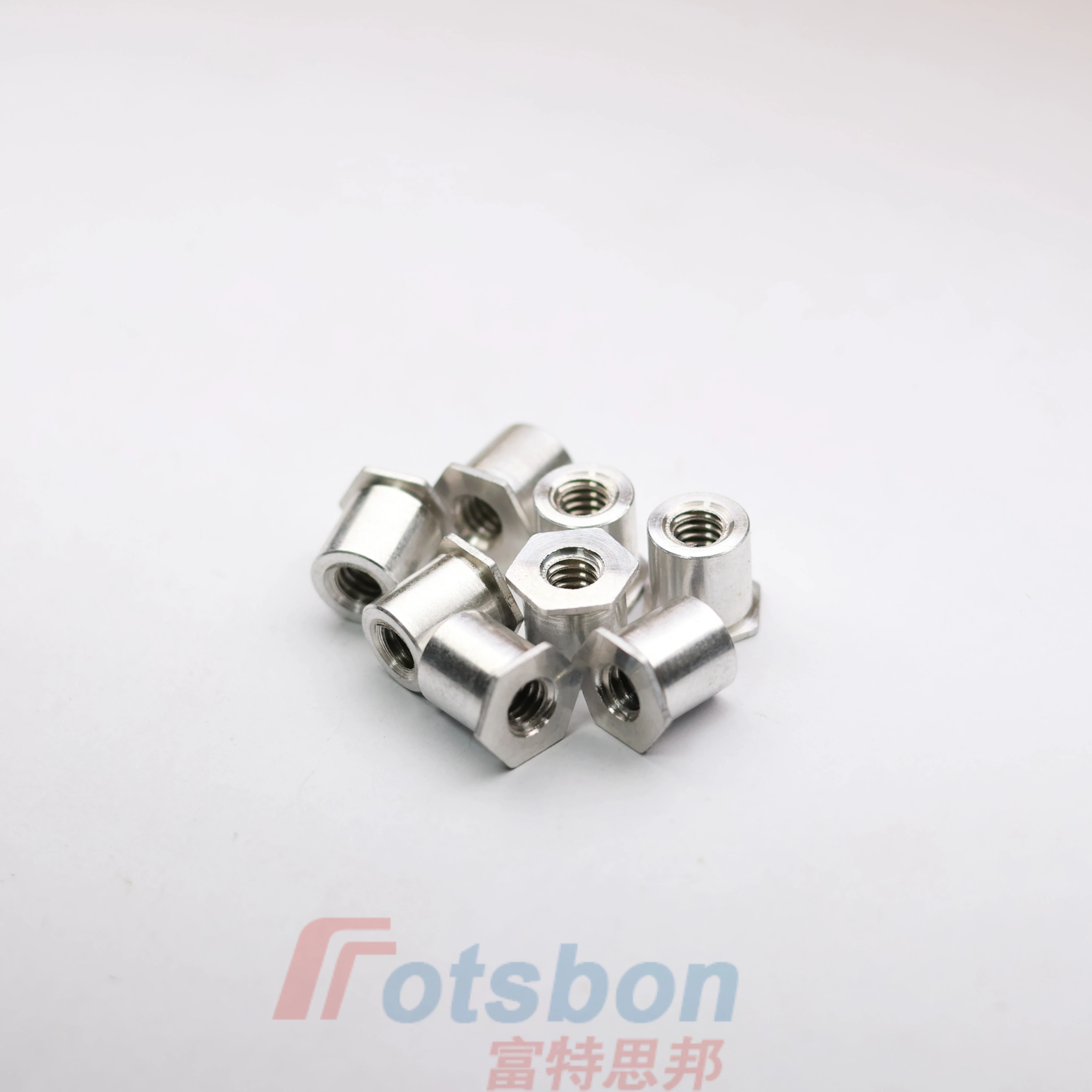 Thru-HoleThreaded Standoffs SOA-M2.5/M3.5/M4/M5/M6 Aluminium Alloy Self-Clinching Fasteners