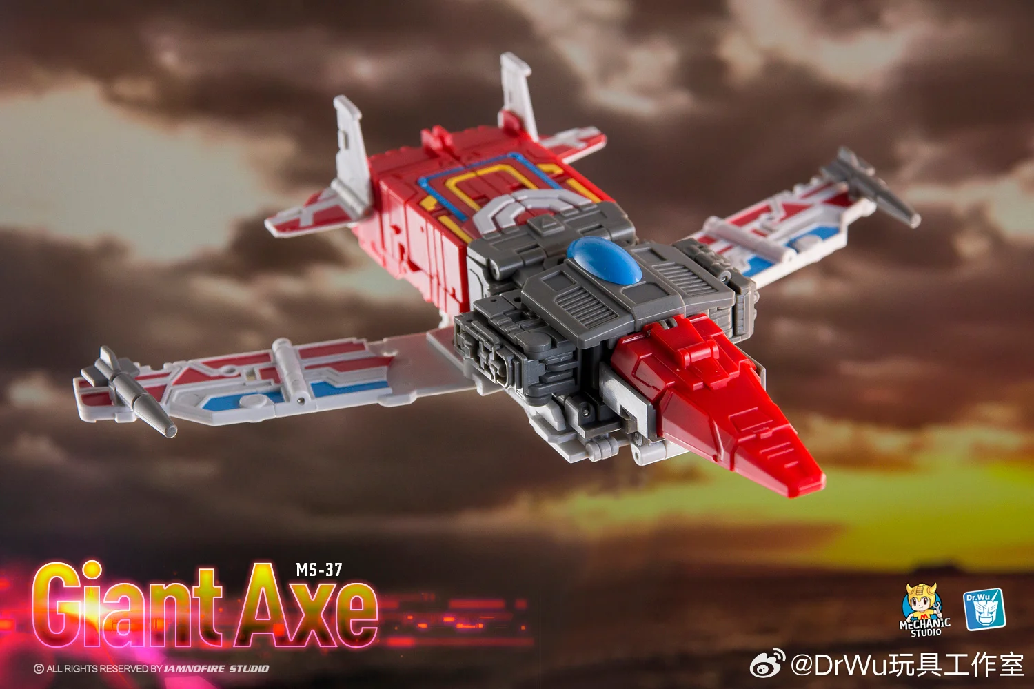 Dr. Wu และช่าง Collaborate MS-37 MS-37D MS37 ขวานยักษ์ 14 ซม.Transformation Broadside MFT Action Figure