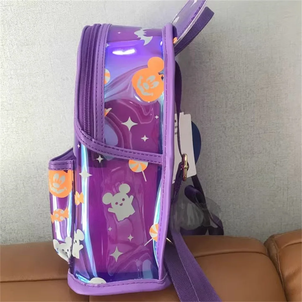 Shanghai Disneyland Halloween Mickey and Minnie Cartoon Glow-in-the-Dark Backpack