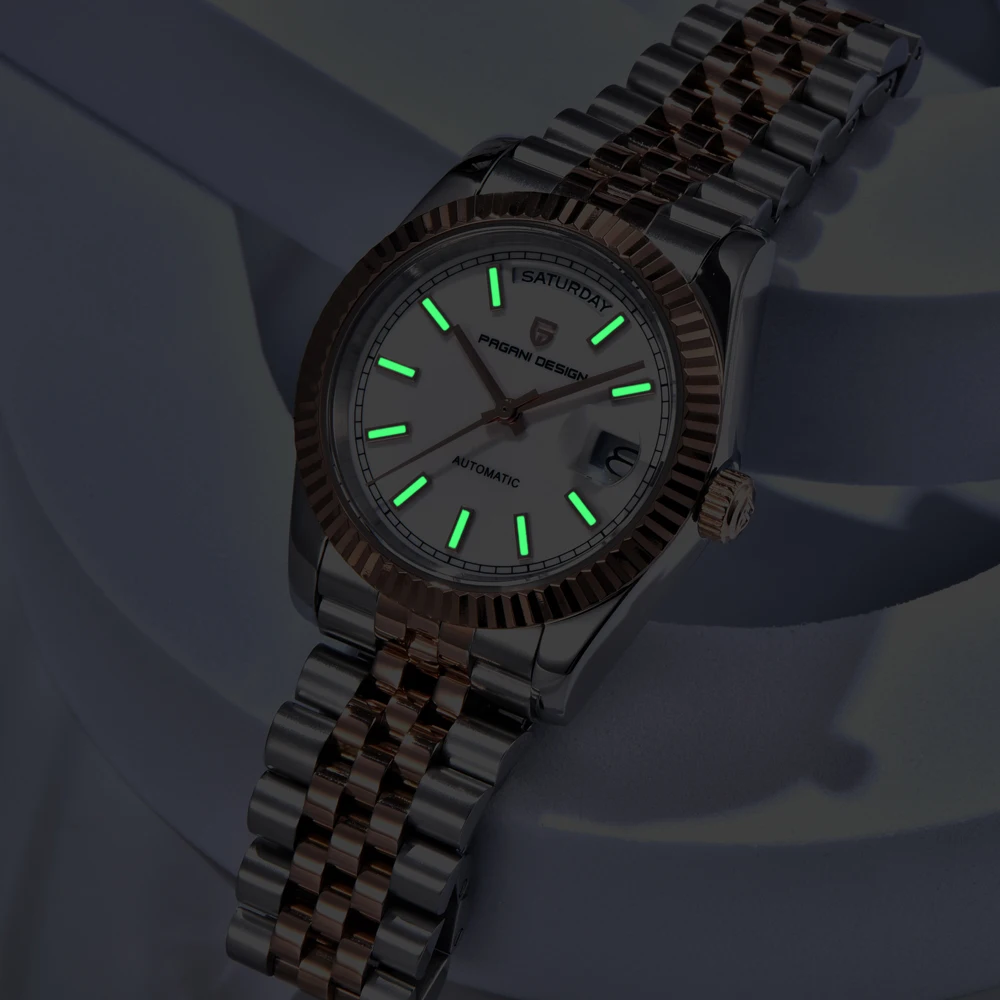 Men's Watches PAGANI DESIGN New DD36 Gold Luxury Automatic Watch For Men Mechanical Wristwatch AR Sapphire Sports Man Gift Clock