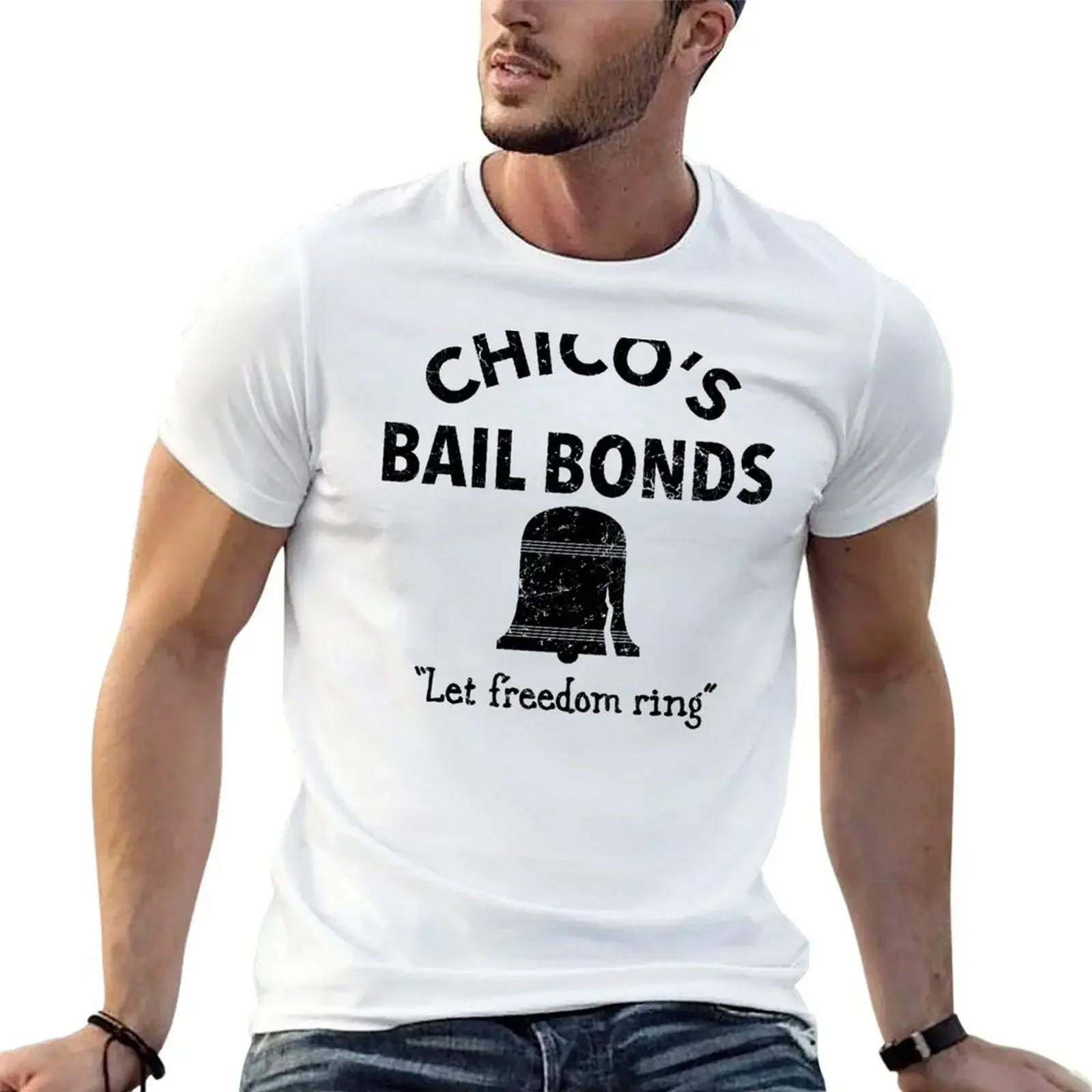 Chico's Bail Bonds T-Shirt shirts graphic tee custom shirt shirts graphic tees Aesthetic clothing T-shirts for men cotton