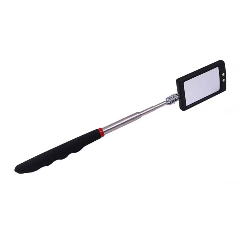 Reliable 360-degree Rotation Multi-directional Car Detector Mirror Extensible Telescopic Car Inspection Mirror