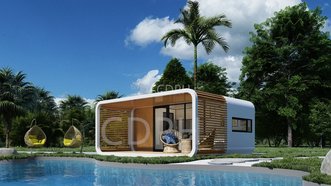 Space Cap sule Movable Homes Mobile Prefab House Container Tiny A pple Cabin Prefabricated Houses