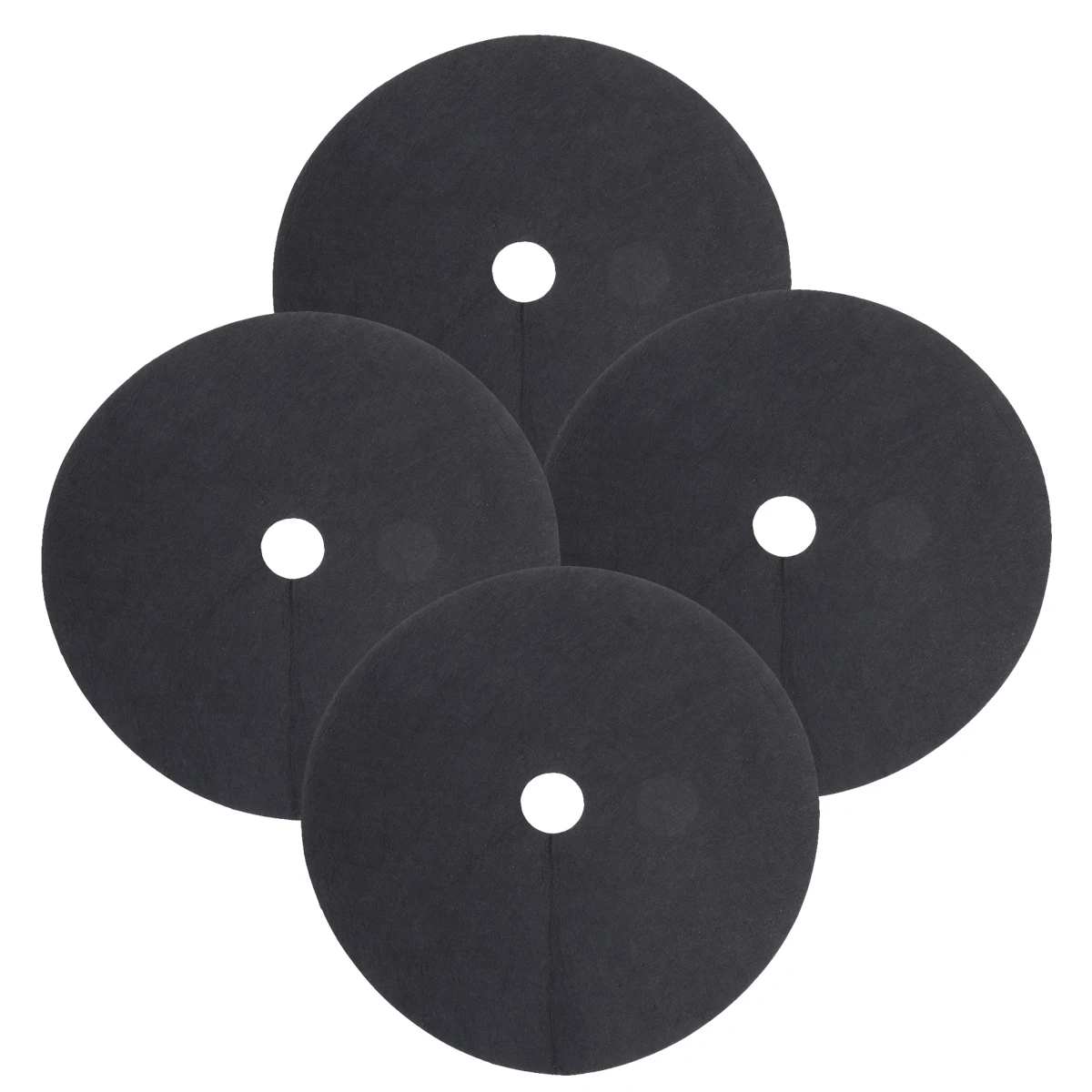 

10pcs Weeding Cloth Non-Woven Gardening Biodegradable Control Fabric Ground Cover Agriculture Orchard Weeding Cloth (Black, the