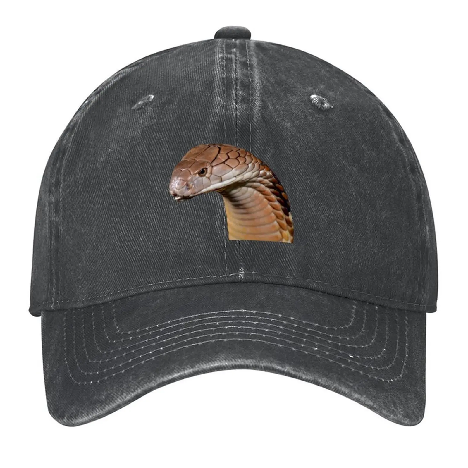 

King Cobra (Ophifagus hannah) Бейсбольная кепка Роскошная мужская кепка Роскошная кепка Шляпа от солнца мужские шляпы для женщин мужские