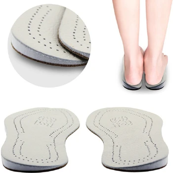 Korrektur-Einlegesohle für Erwachsene, Männer und Frauen, Leder-O-förmige X-förmige Kunststoff-Bein-Einlegesohle zur Korrektur der Beinform, Korrektur-Einlegesohle