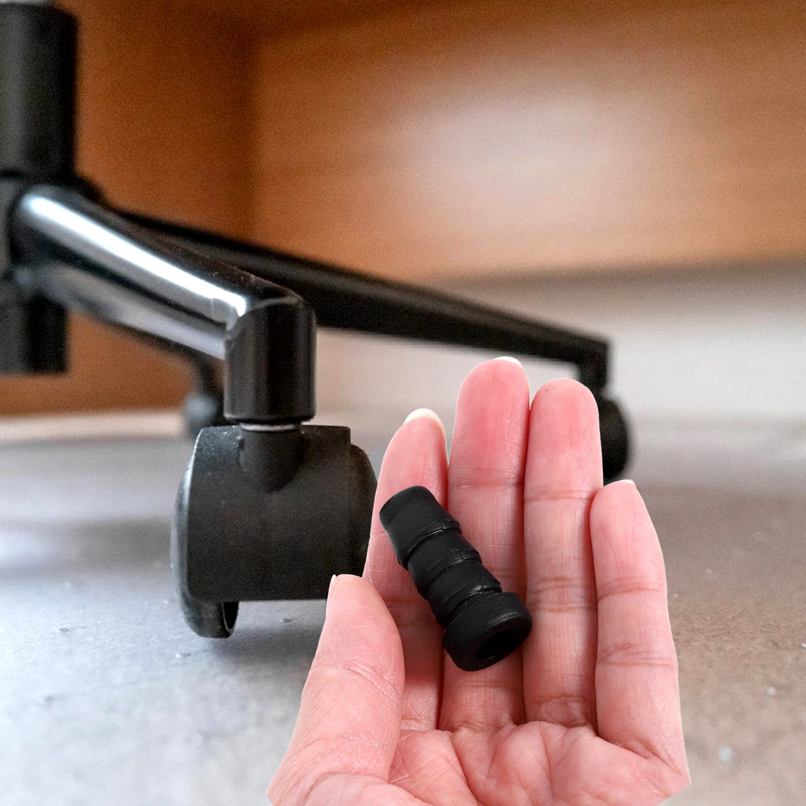 

20Pcs Chair Wheel Socket Furniture Caster Insert 8Mm Hole Diameter Stem Sleeve Office Chair Swivel Wheels Replacement Floor