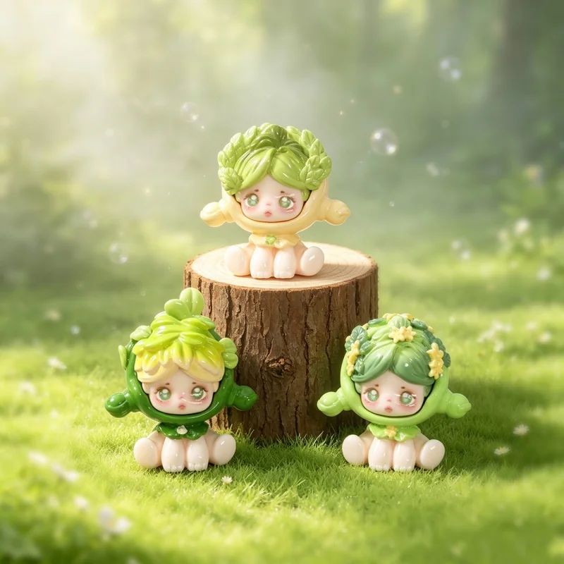 Nuonuo Forest Whisper Serie Bohnenfiguren, DIY-Dekorationszubehör, Exquisite Mini-Ornamente für Auto und Schreibtisch, Geschenkidee – Detail 4
