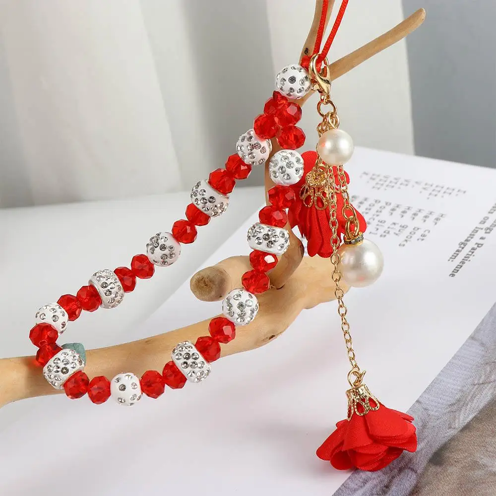 

Chain Bracelet Mobile Phone Accessories Hanging Cord Flower Pendant Lanyard Wrist Straps Cell Phone Lanyard Mobile Phone Strap