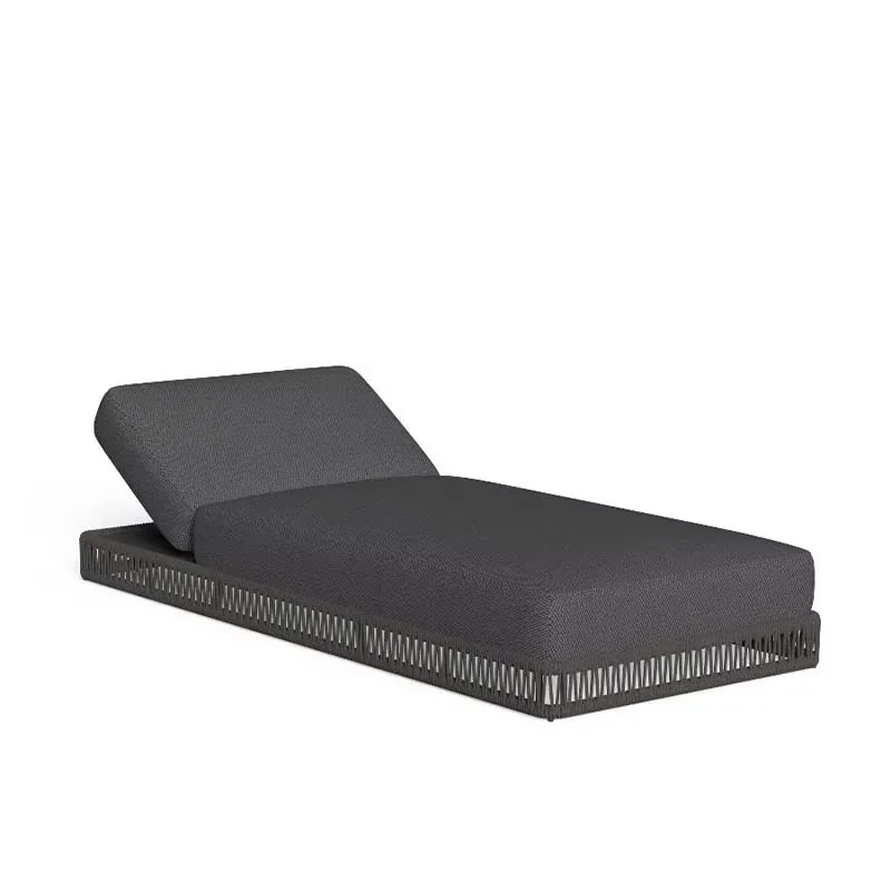 

Outdoor Furniture PE Lounge Chairs Beach Lounge Chaise Garden Waterproof Lounger