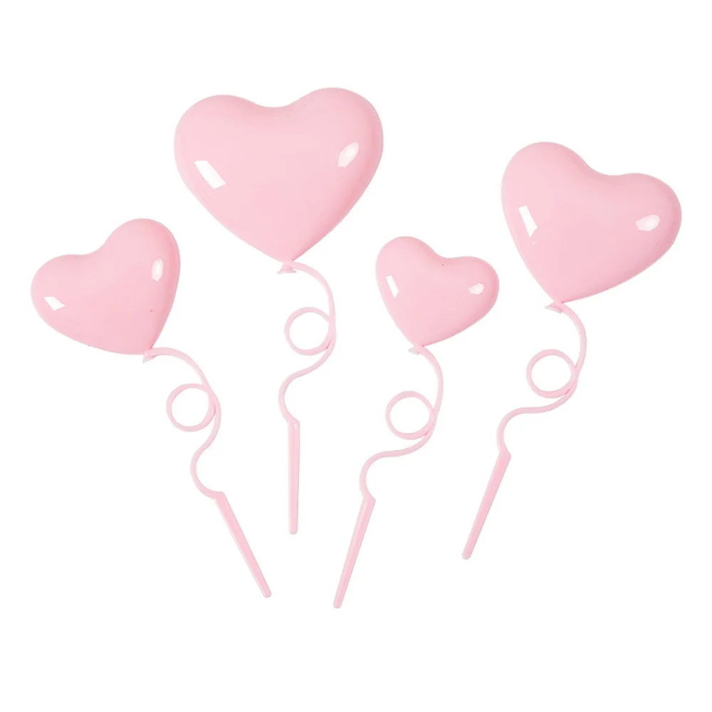

Love Balloon Plastic Confession Cake Flag Cupcake Cake Topper Party Supplies Valentine's Day Cake Decoration