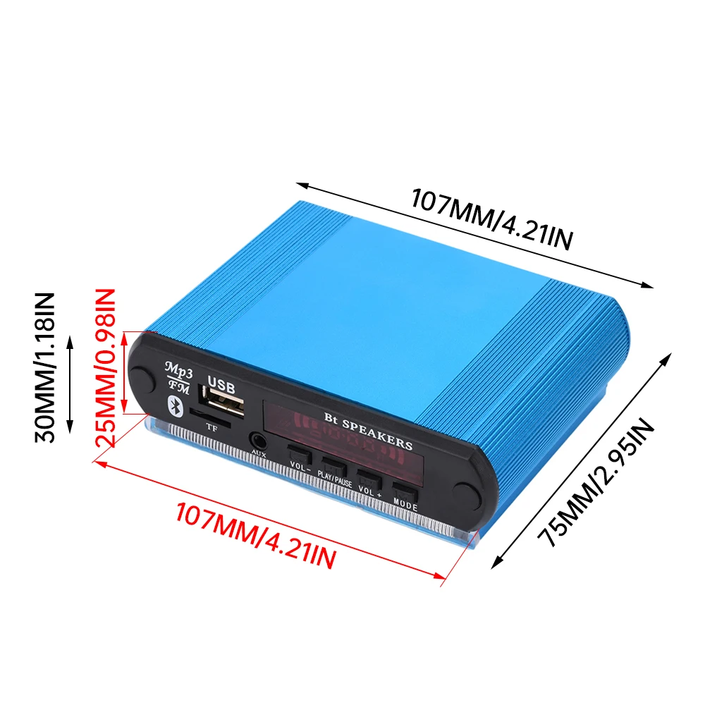 Picture 7: MP3 Player Wireless Bluetooth MP3 Decoder Board with Recording Function DIY Shell Support USB/SD/FM Audio Module